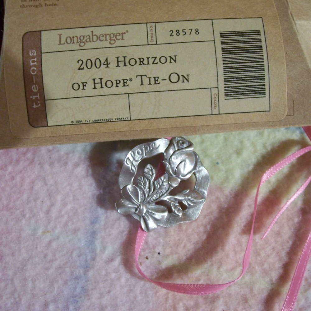 Longaberger 2004 Horizon of Hope Tie-on